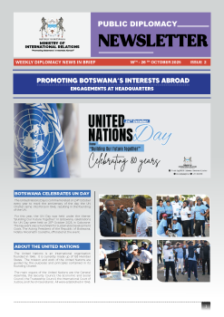 weekly diplomacy. eNews: 18-26 October 2025